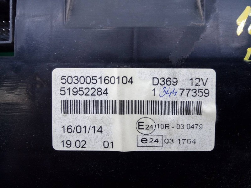 Recambio de cuadro instrumentos para fiat doblo ii (152) emotion referencia OEM IAM 51952284  E3-A4-26-4