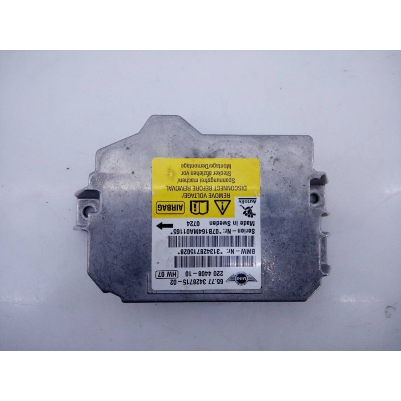 Recambio de centralita airbag para bmw mini (r56) one referencia OEM IAM 220440810 6577342871502 E3-A2-20-2