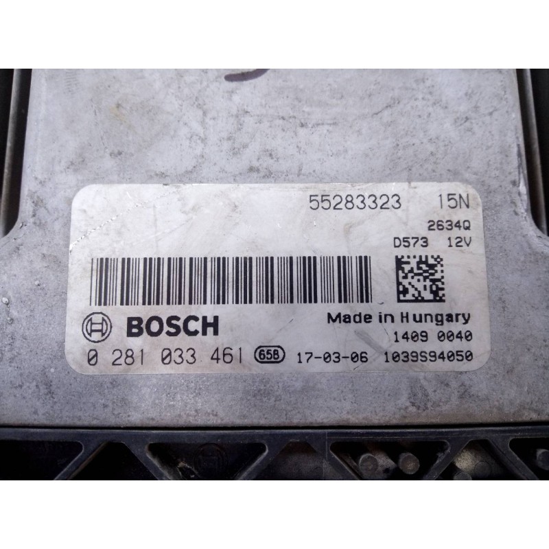 Recambio de centralita motor uce para opel combo d 1.6 16v cdti referencia OEM IAM 55283323 0281033461 E3-A5-25-4