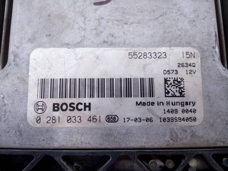 Recambio de centralita motor uce para opel combo d 1.6 16v cdti referencia OEM IAM 55283323 0281033461 E3-A5-25-4