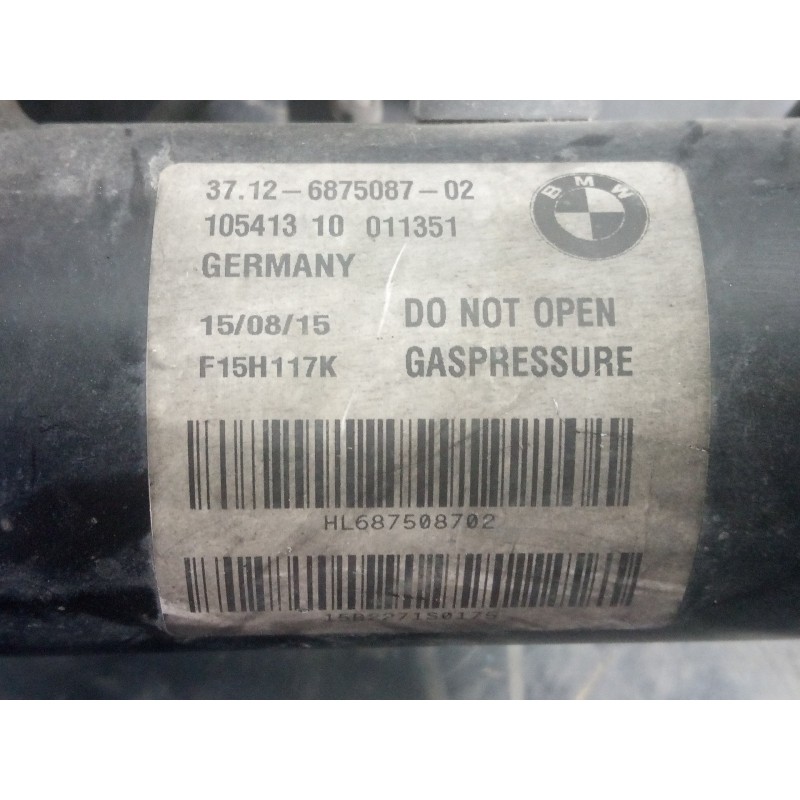 Recambio de amortiguador trasero izquierdo para bmw x6 (f16) xdrive40d referencia OEM IAM 3712687508702 10541310011351 P1-B4-3