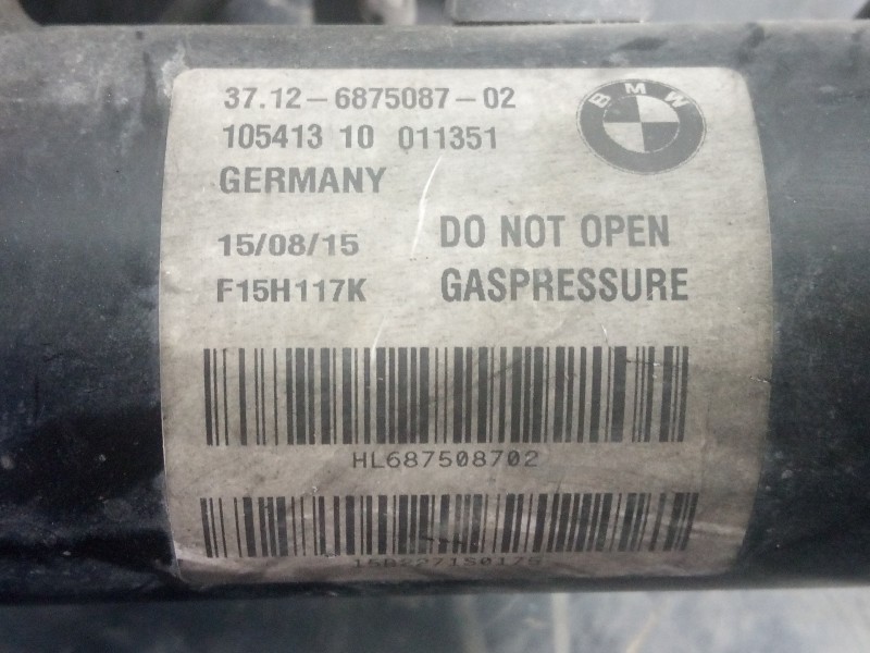 Recambio de amortiguador trasero izquierdo para bmw x6 (f16) xdrive40d referencia OEM IAM 3712687508702 10541310011351 P1-B4-3