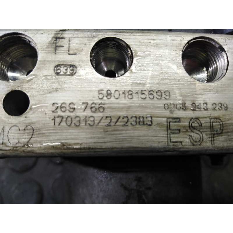 Recambio de abs para iveco daily ka caja cerrada gran espacio 35s... batalla 3950 referencia OEM IAM 0265243239 58014815699 P3-A