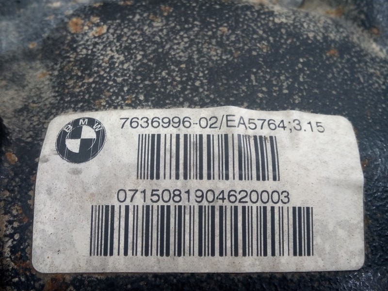 Recambio de diferencial trasero para bmw x6 (f16) xdrive40d referencia OEM IAM 755156805 0715081904620003 P1-B6-9