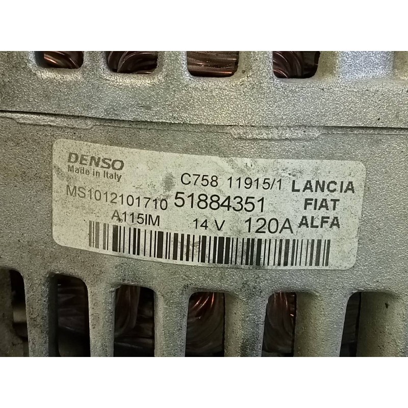 Recambio de alternador para alfa romeo giulietta (191) distinctive referencia OEM IAM 51884351 C75811915 P3-A5-28-2