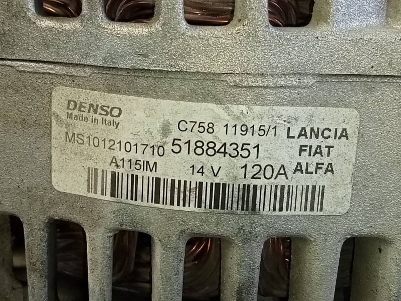 Recambio de alternador para alfa romeo giulietta (191) distinctive referencia OEM IAM 51884351 C75811915 P3-A5-28-2