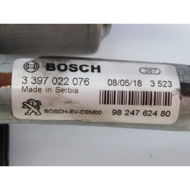 Recambio de motor limpia delantero para peugeot 3008 gt line referencia OEM IAM 3397022076 9824762480 E1-A4-20-2