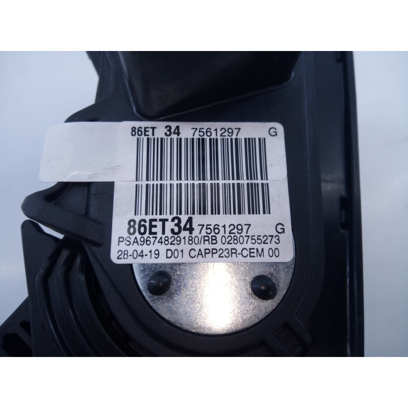 Recambio de pedal acelerador para peugeot 3008 gt line referencia OEM IAM 9674829180 0280755273 E3-B2-44-1