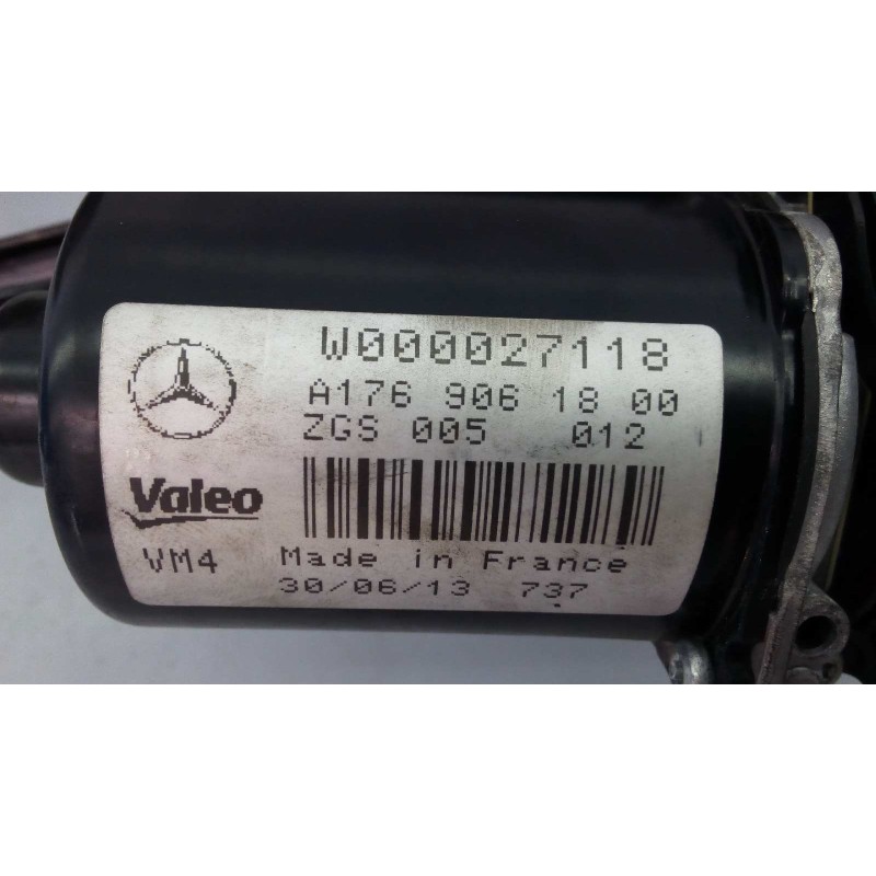 Recambio de motor limpia delantero para mercedes-benz clase a (w176) a 180 cdi blueefficiency (176.000) referencia OEM IAM A1769