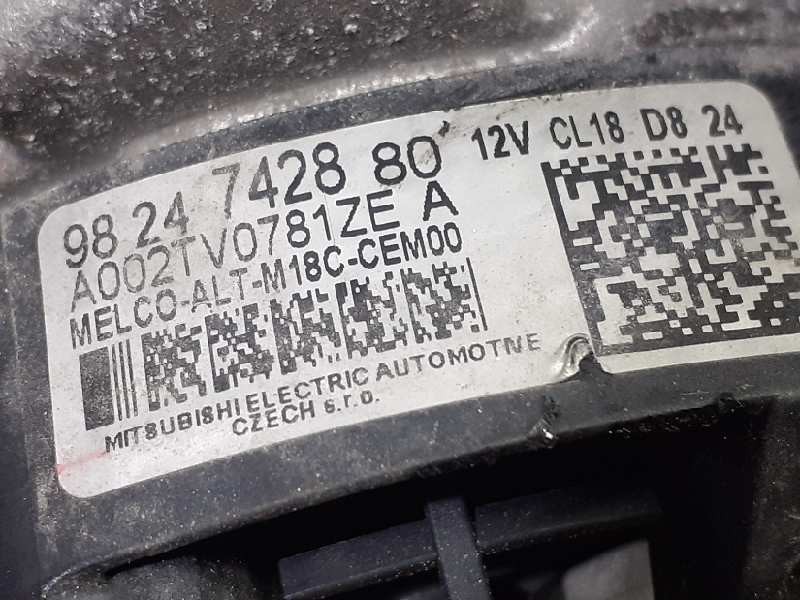 Recambio de alternador para peugeot 3008 gt line referencia OEM IAM 9824742880 A002TV0781ZE P3-B6-4-4