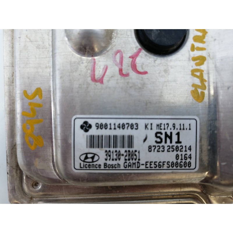 Recambio de centralita motor uce para hyundai elantra (md) confort referencia OEM IAM 391302B051 8723250214 E3-A3-3-3