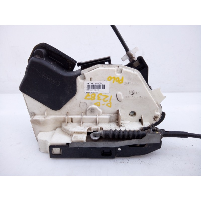 Recambio de cerradura puerta delantera derecha para volkswagen polo (6r1) sport by r-line referencia OEM IAM 5K11837016D  E1-A5-