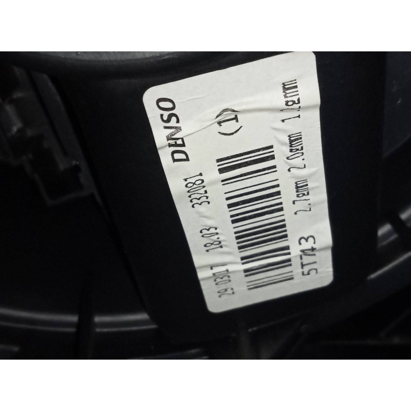 Recambio de ventilador calefaccion para opel combo d 1.6 16v cdti referencia OEM IAM 5T743  