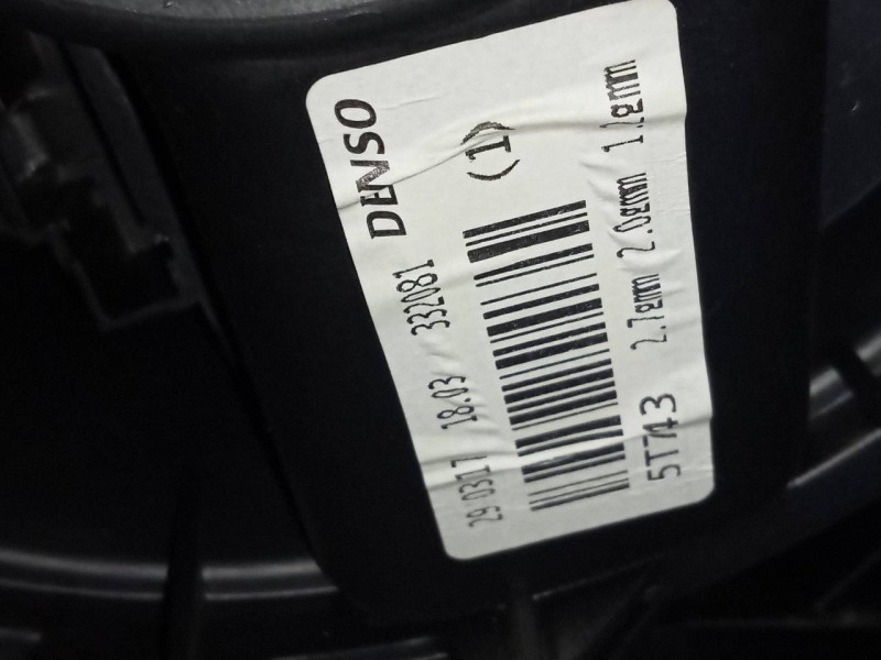 Recambio de ventilador calefaccion para opel combo d 1.6 16v cdti referencia OEM IAM 5T743  