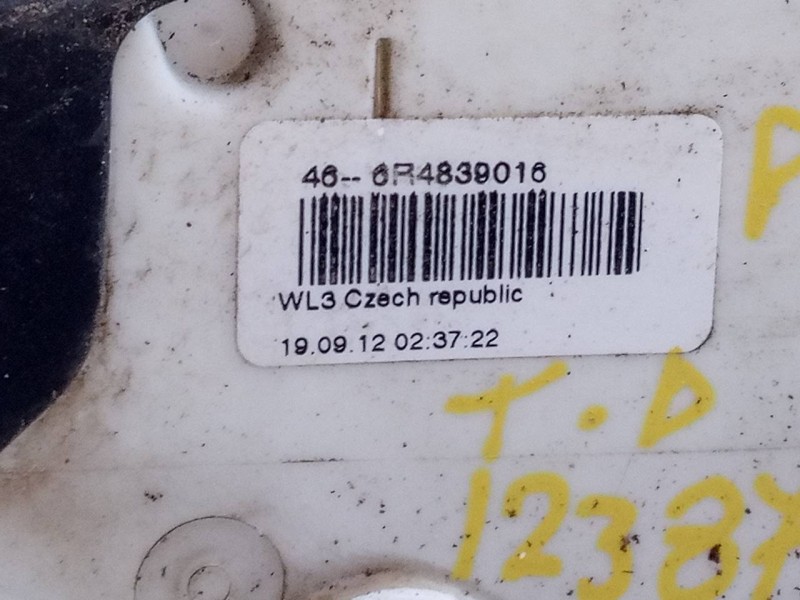 Recambio de cerradura puerta trasera derecha para volkswagen polo (6r1) sport by r-line referencia OEM IAM 6R4839016  E1-B6-48-1