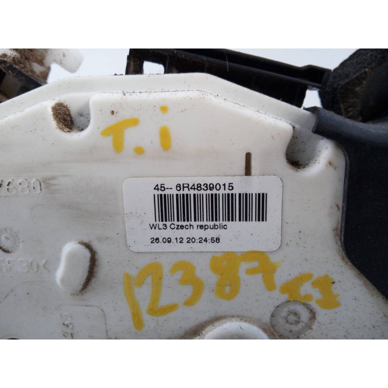 Recambio de cerradura puerta trasera izquierda para volkswagen polo (6r1) sport by r-line referencia OEM IAM 6R4839015  E1-A5-48