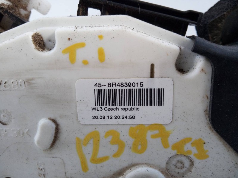 Recambio de cerradura puerta trasera izquierda para volkswagen polo (6r1) sport by r-line referencia OEM IAM 6R4839015  E1-A5-48