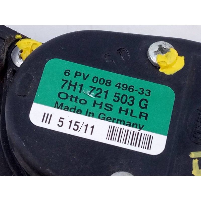 Recambio de pedal acelerador para volkswagen t5 transporter (7e) kasten-mittelhochdach referencia OEM IAM 7H1721503G 6PV00849633