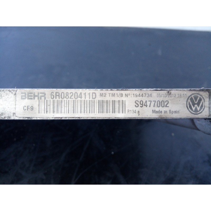 Recambio de condensador / radiador aire acondicionado para volkswagen polo (6r1) sport by r-line referencia OEM IAM 6R0820411D S