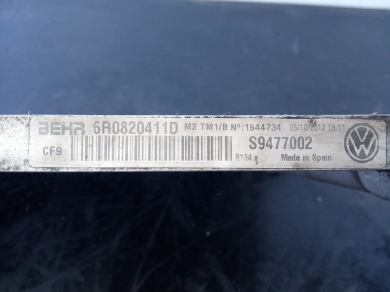 Recambio de condensador / radiador aire acondicionado para volkswagen polo (6r1) sport by r-line referencia OEM IAM 6R0820411D S