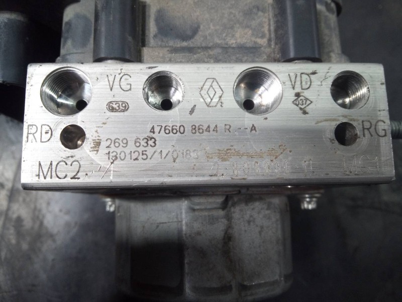 Recambio de abs para renault clio iv dynamique referencia OEM IAM 476608644R 269633 P3-B8-28-2