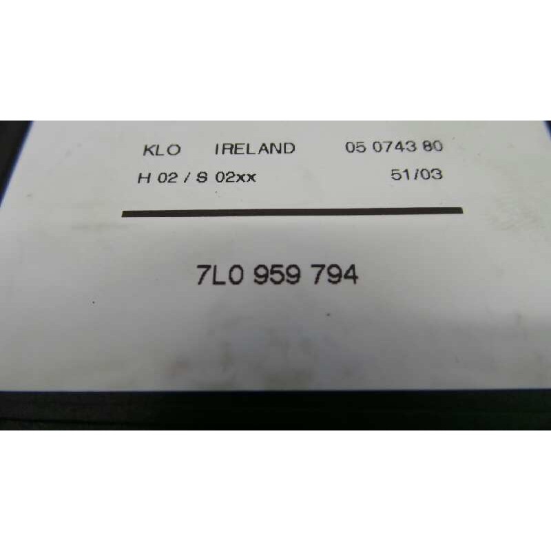 Recambio de motor elevalunas trasero derecho para volkswagen touareg (7l6) tdi r5 +motion referencia OEM IAM 7L0959794  E2-B6-7-