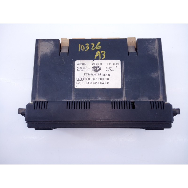 Recambio de mando climatizador para audi a3 (8l) 1.9 tdi ambiente referencia OEM IAM 5HB00760810 8L0820043M E2-A1-3-4