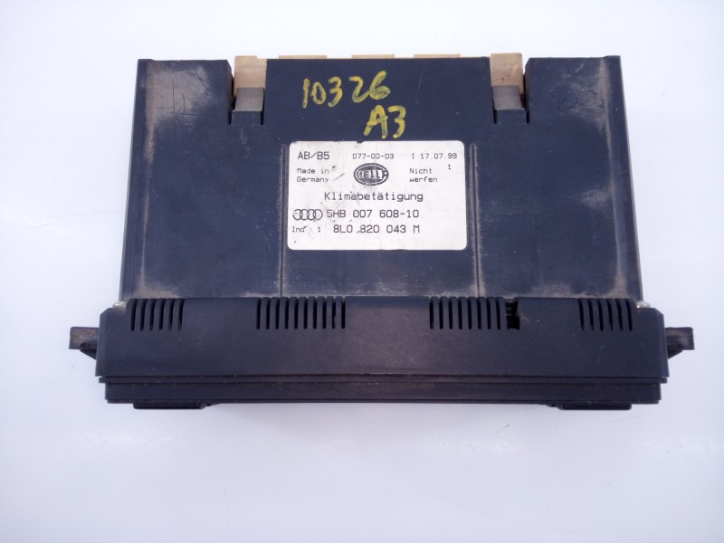 Recambio de mando climatizador para audi a3 (8l) 1.9 tdi ambiente referencia OEM IAM 5HB00760810 8L0820043M E2-A1-3-4