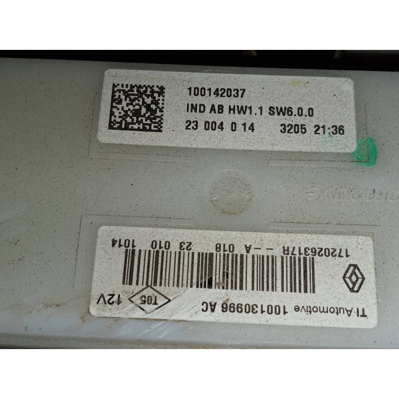 Recambio de aforador para dacia sandero iii referencia OEM IAM 172026317R  