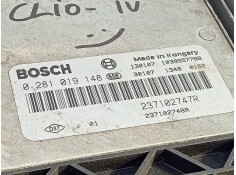 Recambio de centralita motor uce para renault clio iv dynamique referencia OEM IAM 237102747R 0281019148 E2-A1-40-1 2