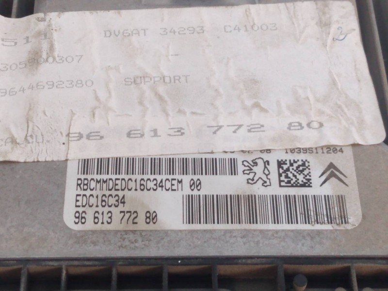 Recambio de centralita motor uce para peugeot 307 berlina (s2) d-sign referencia OEM IAM 9661377280  E3-B2-44-4