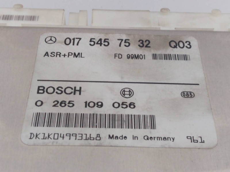 Recambio de centralita asr para mercedes-benz clase e (w210) berlina diesel 300 turbodiesel (210.025) referencia OEM IAM 0175457