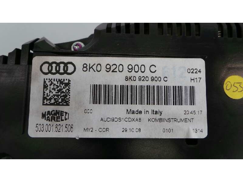 Recambio de cuadro instrumentos para audi a4 ber. (b8) básico referencia OEM IAM 8K09200900C  E1-B6-11-1