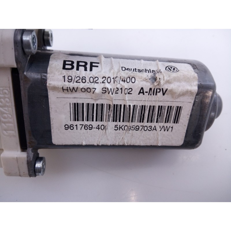 Recambio de motor elevalunas trasero izquierdo para volkswagen touran (1t2) advance referencia OEM IAM 5K0959703A  E1-B6-35-2