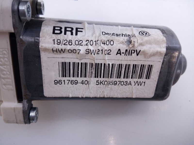 Recambio de motor elevalunas trasero izquierdo para volkswagen touran (1t2) advance referencia OEM IAM 5K0959703A  E1-B6-35-2