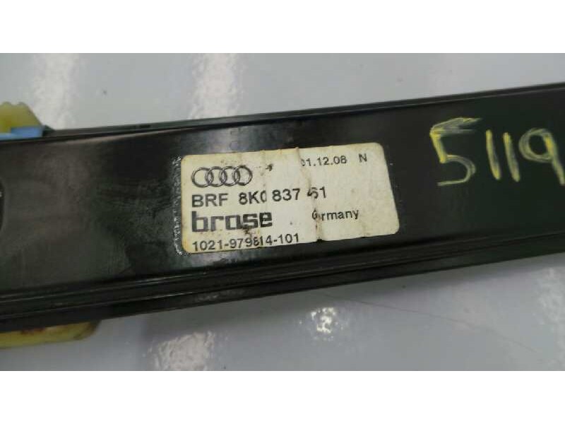 Recambio de elevalunas delantero izquierdo para audi a4 ber. (b8) básico referencia OEM IAM 8K0837461  E1-B6-10-2