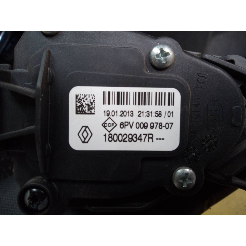 Recambio de pedal acelerador para renault clio iv dynamique referencia OEM IAM 180029347R 6PV00997807 