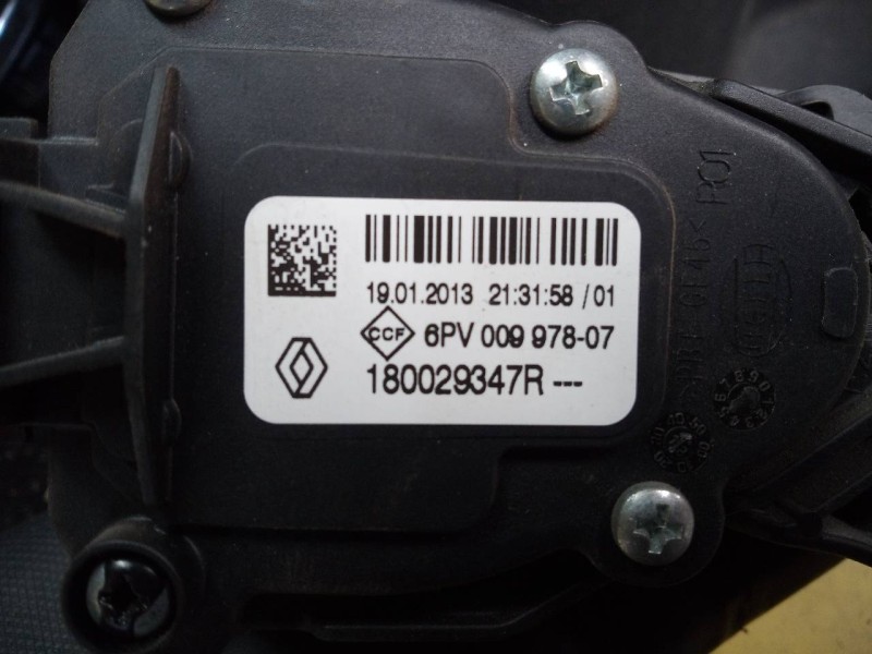 Recambio de pedal acelerador para renault clio iv dynamique referencia OEM IAM 180029347R 6PV00997807 
