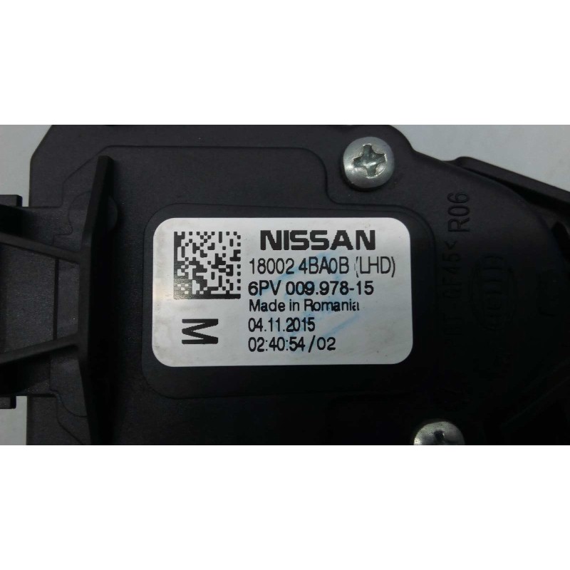 Recambio de pedal acelerador para renault kadjar business 4x4 referencia OEM IAM 180024BA0B 6PV00997815 E2-A1-37-2
