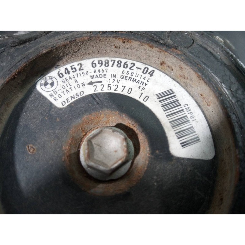 Recambio de compresor aire acondicionado para bmw serie 1 coupe (e82) 118d referencia OEM IAM 6452698786204  P3-A3-13-1