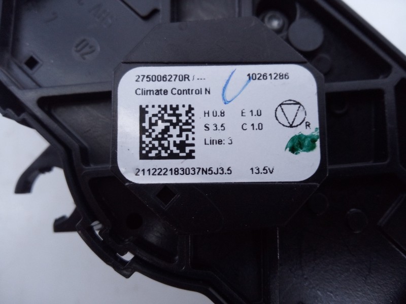 Recambio de mando climatizador para dacia sandero iii referencia OEM IAM 275006270R  E2-A1-40-3
