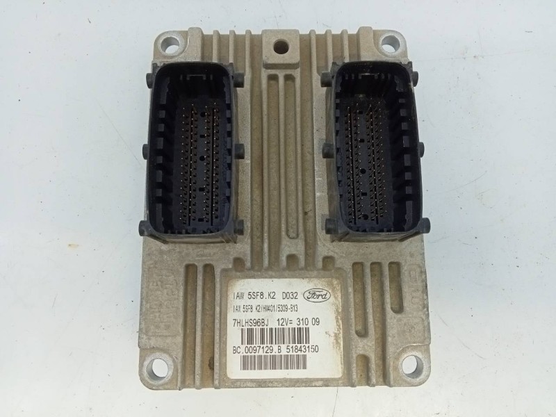 Recambio de centralita motor uce para ford ka (ccu) titanium referencia OEM IAM 51843150 7HLHS96BJ E3-B3-24-1