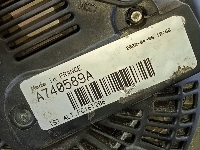 Recambio de alternador para renault scenic iv grand limited referencia OEM IAM 0622371 A740589A P3-B5-7-3