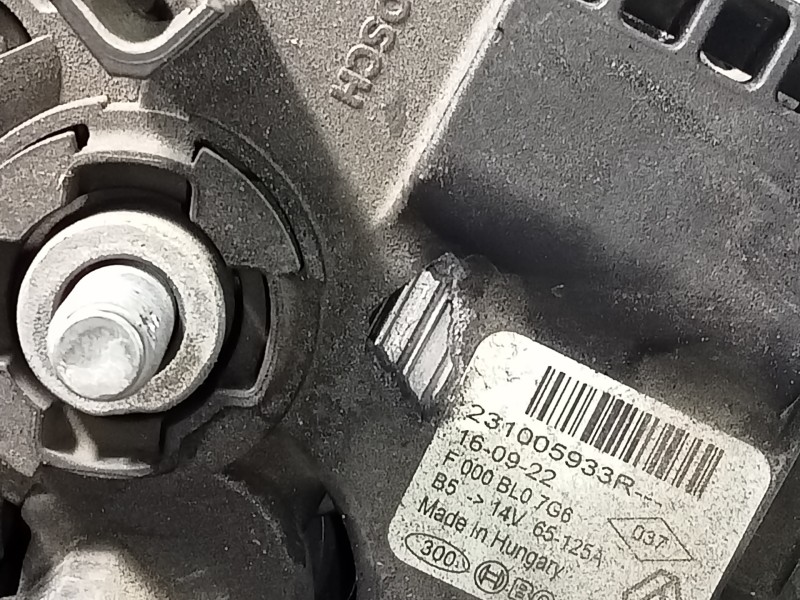 Recambio de alternador para dacia logan mcv ii laureate referencia OEM IAM 231005933R  P3-A4-29-3