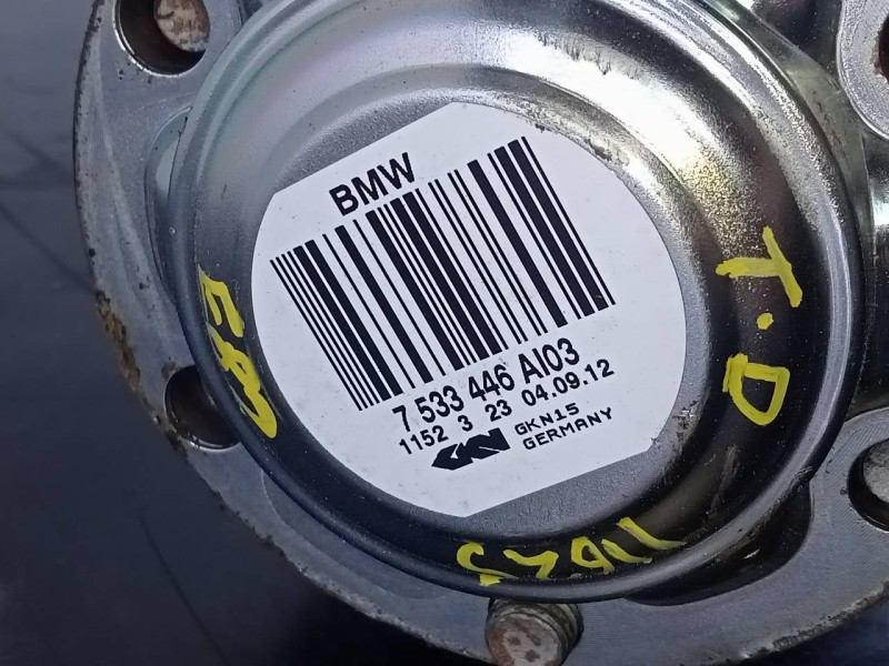 Recambio de transmision trasera derecha para bmw serie 1 coupe (e82) 118d referencia OEM IAM 7533446AI03  P1-A6-27