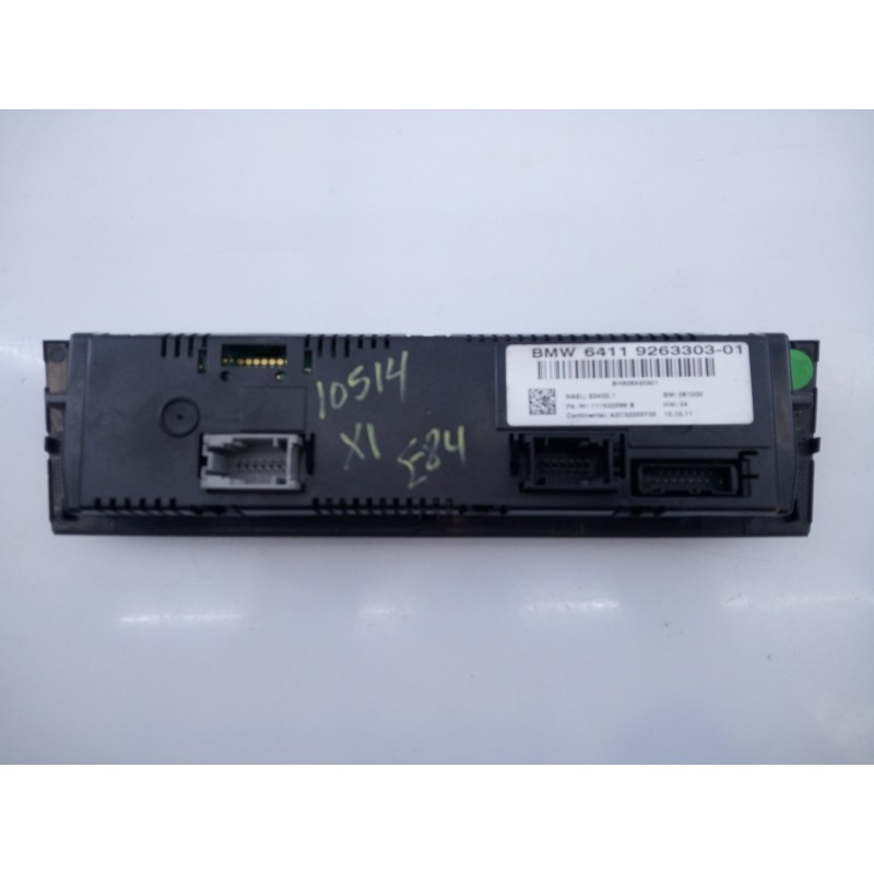 Recambio de mando climatizador para bmw x1 (e84) sdrive 20d referencia OEM IAM 6411926330301  E3-A2-29-4
