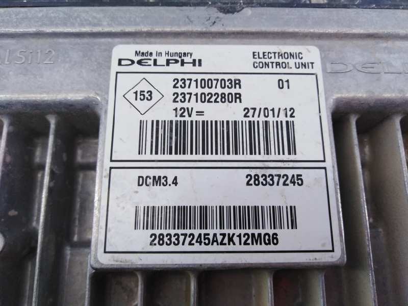 Recambio de centralita motor uce para dacia sandero laureate referencia OEM IAM 237100703R  E2-A1-6-2