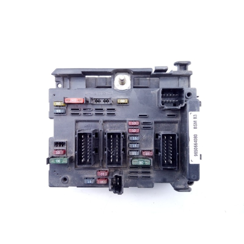 Recambio de caja reles / fusibles para peugeot 307 berlina (s2) referencia OEM IAM 9650664080  E3-B2-31-1