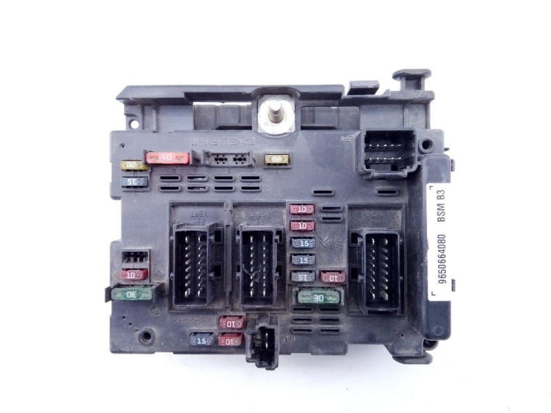 Recambio de caja reles / fusibles para peugeot 307 berlina (s2) referencia OEM IAM 9650664080  E3-B2-31-1