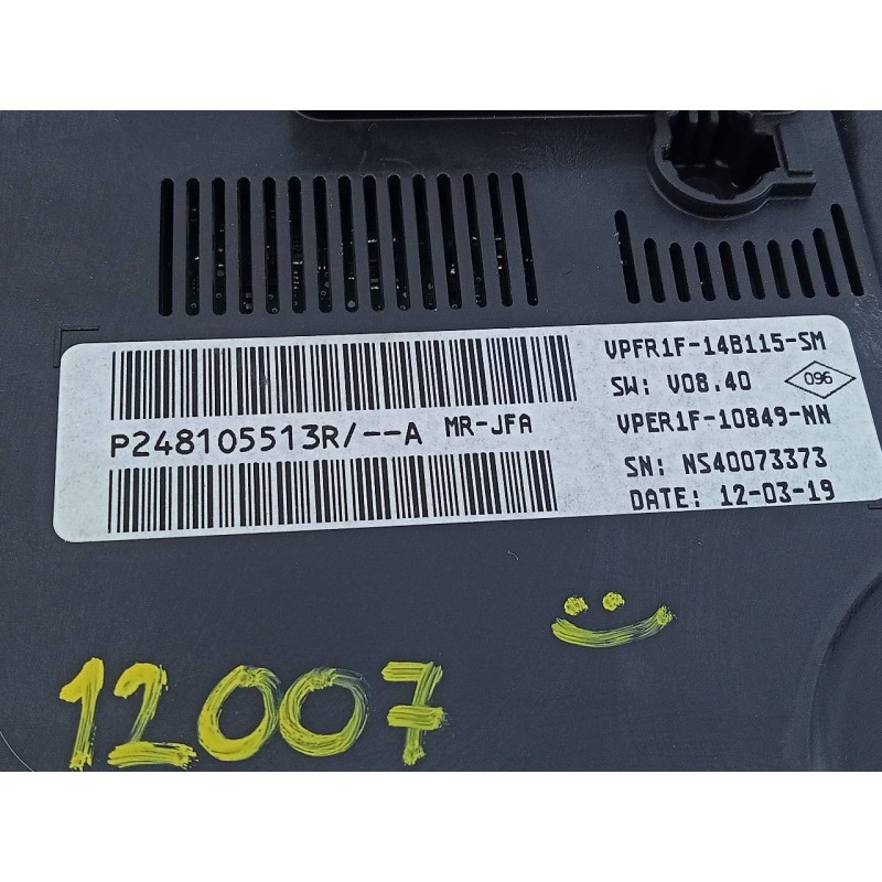 Recambio de cuadro instrumentos para renault scenic iv grand limited referencia OEM IAM 248105513R  E2-A1-37-7